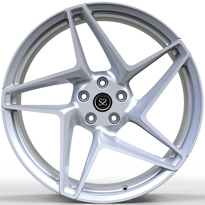 SF90 Spider Custom Forged 1PC Rims Silver Staggered 9.5Jx20 και 1.5Jx20