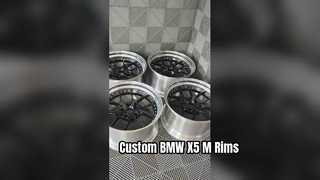BMW X5 M F95 Custom 2-PC Ζάντες Γυαλισμένο Lip και Γυαλιστερό Μαύρο