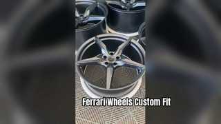 Gun Metal Custom 1-PC σφυρήλατος τροχοί 18~ 24 ιντσών για Ferrari