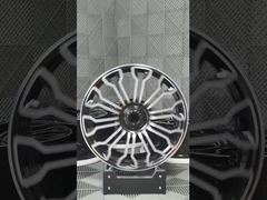 Porsche Replica 1-PC σφυρήλατα ζάντες Μαύρη όψη κοπής