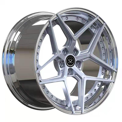19inch 19x10 19x10.5 υπερ περπατημένο χείλι της Toyota 2 σφυρηλατημένο κομμάτι ροδών γυάλισε τα πλαίσια