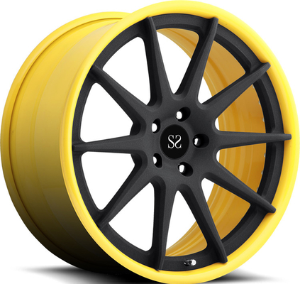 20x10.5 20x12 2PC σφυρηλάτησε τα πλαίσια σχολιάζει το μαύρο δίσκο βαρελιών για τη Nissan GT-ρ