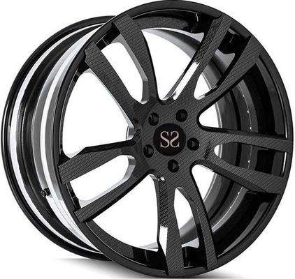 Μαύρο μάστανγκ 20x9.5 της Ford ροδών πλαισίων αργιλίου προσώπου σφυρηλατημένο 3PC | 20x12.5