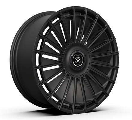 22inch 22x9.5 σφυρηλατημένες Monoblock πλαισίων ρόδες σειράς του Land Rover καλυμμάτων σατέν μαύρες επιπλέουσες