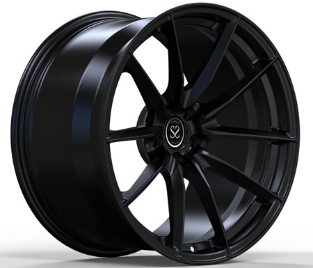 18X10.5 πλαίσια 1 σφυρηλατημένα κομμάτι ροδών μεταλλινών μαύρα βαθιά κοίλα αυτοκινήτου συνήθειας