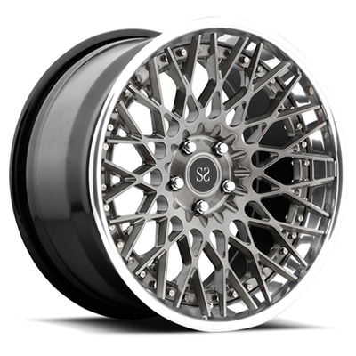 2-PC 18 19 20 21 22 ίντσες γυαλισμένα για Audi S4 Ράβδοι πλασμένα κράμα Custom Wheels