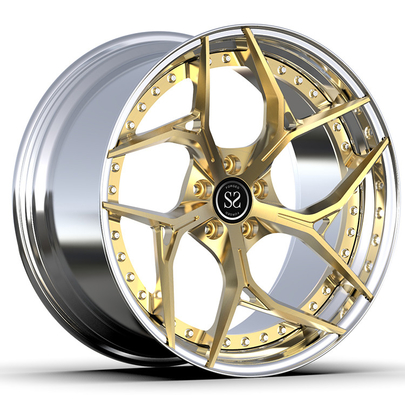 Διάταξη S E63s W213 21x9.5 και 21x11 Χρυσόχρωμα γυαλισμένα 2 PC