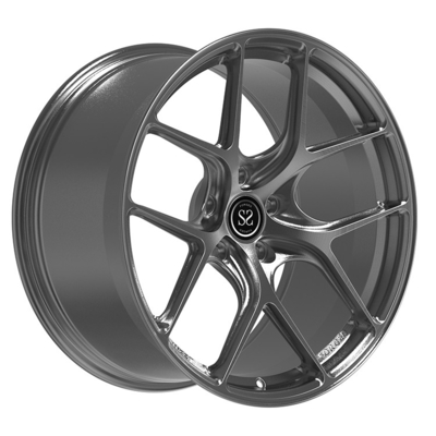 20x9.0 ET19/5x112/66.6 Προσαρμοσμένο 1 κομμάτι Ράβδοι Πυροβόλο Μεταλλικό Γκρίζο Για CLS AMG