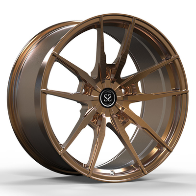 Uni-K 2024 Custom 1 κομμάτι σφυρηλατημένα τροχούς 21x9.0 γυαλισμένο χάλκινο