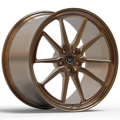 G70 BMW 760 Custom 1-PC πλαστικές ρόδες 22x9.5 και 22x11 γυαλιστερό χάλκινο