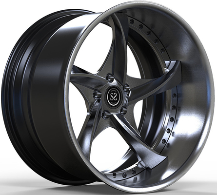 5x115 20x11.5 και 20x12 Custom 2 κομμάτια σφυρηλατημένα τροχούς για Doge Challenger