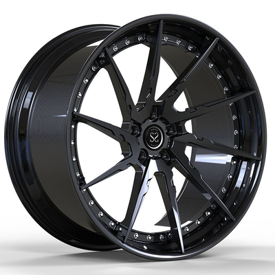 Lamborghini Custom 20 ίντσες 2 κομμάτια Μεγάλο χείλος σφυρηλατημένα ελαστικά 5x120