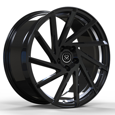 Κάντιλακ CT4 18x8 και 18x8.5 Λάμψη Μαύρη Προσαρμοσμένα 1 κομμάτι σφυρηλατημένα τροχούς