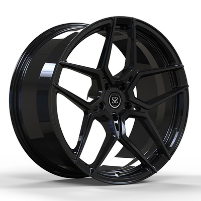 21x9.0 21x10 5x120 Τυλιγμένα τροχούς Λάμψη Μαύρη Για Tesla Model X