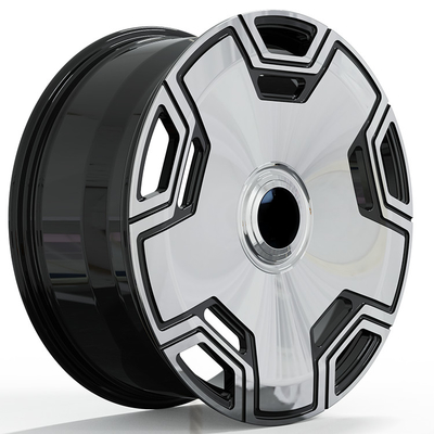 22x9.5 ET45/22x11.5 ET47 Μαύρο Μαχαιρωμένο Πρόσωπο Σφυρηλατημένα τροχούς Για Mercedes-Benz GLS 600 Maybach