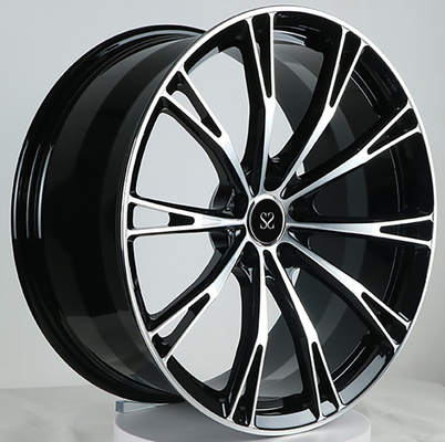 Audi allroad C7 σφυρηλατημένα τροχούς 20x9.0/ET32/21/5x112/66.6 γυαλιστερό μαύρο μηχανικό πρόσωπο