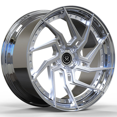 19x9 ET29/19x10ET40/5x120/72.6 Βούρτσιστο πρόσωπο και γυαλισμένο χείλος 2-PC πλαστικές ελαστικές για το 2020 BMW M2