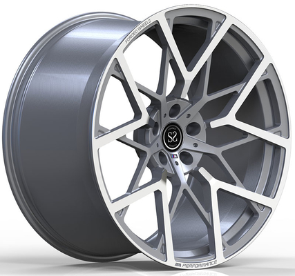 21x10ET15/21x11ET28/5x112/66.6 Γκρι Σφυρήλατες Ζάντες με Επεξεργασμένη Όψη για BMW M5 f90
