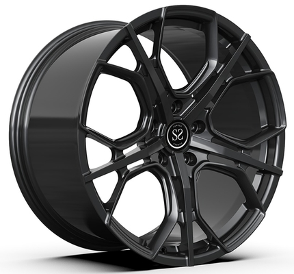21x9 ET23/21x10.5ET38/5x112/66.6 Γυαλιστερές Μαύρες Σφυρήλατες Ζάντες για BMW G31 520D Touring 2018