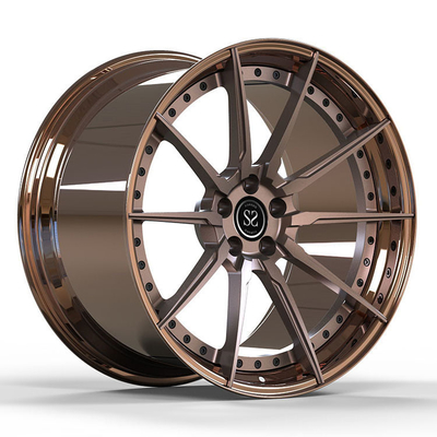 Η συνήθεια 2PC Porsche σφυρηλάτησε τα πλαίσια 19x9 ροδών κραμάτων σχολιάζει το χαλκό