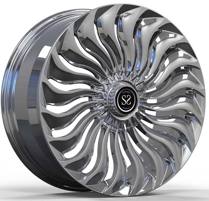 S500 W222 Chrome Custom 1PC Σφυρήλατες ζάντες 20x8.5J
