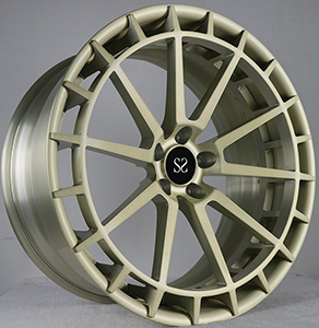 Ελαφρύ χρυσό βουρτσισμένο 20x9.5 2-PC Ρίμς για το 2002 Audi RS6
