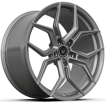 21x9.5ET46/21x11ET58 5x130/71.6 Γκρι Custom 1-PC Σφυρήλατα Ζάντες για PORSCHE CAYENNE
