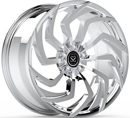 BMW M4 2022 Έτους Πραγματικά Χρωμιωμένες Ειδικές Σφυρήλατες Ζάντες 1-PC 20x10.5 και 21x11.5