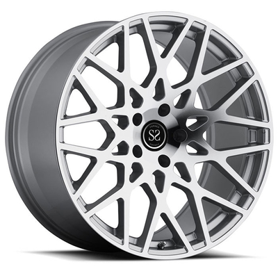 20inch τα πλαίσια ροδών για Audi Q7/ασήμι επεξεργάστηκαν τα προσαρμοσμένα πλαίσια κραμάτων 20 ιντσών στη μηχανή σφυρηλατημένα 5x130