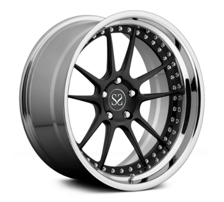 TUV τυποποιημένα 20inch σφυρηλατημένα 2-PC πλαίσια κραμάτων για το σχέδιο 5x112 μπουλονιών της MERCEDES-BENZ