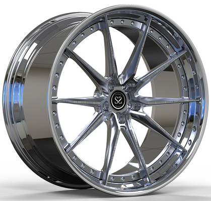 2 το πολωνικό A6061 T6 κράμα κομματιού κυλά 20 X 9 για Audi RS5 5x112