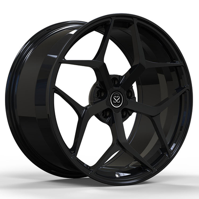 20x9.5ET25/20x10.5ET40/5x112/66.6 Λάμψη μαύρα σφυρηλατημένα τροχούς για BMW 840 Έτος 2020
