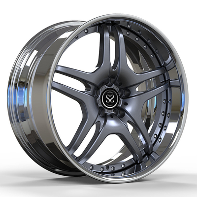 Benz Cls Custom 20 ιντσών 2 τεμαχίων Πολωνικά γκρι σφυρήλατα ζάντες 5x112