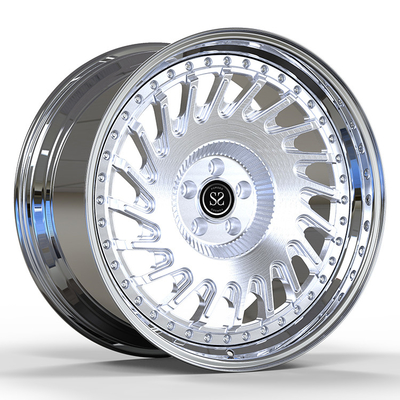Συνήθεια 20 ίντσα ρόδες στίλβωσης 5 X 114,3 Ferrari 2 σφυρηλατημένες κομμάτια που γυαλίζονται
