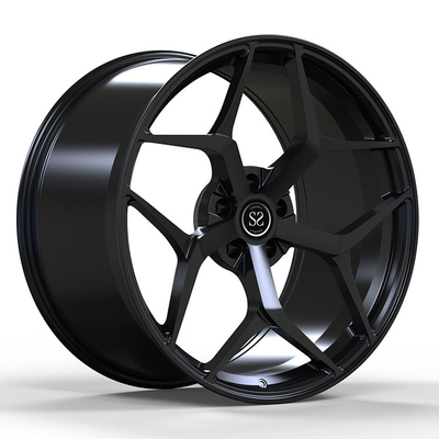 Η συνήθεια 5x120 5x114.3 20 σφυρηλατημένες ίντσες ρόδες για το τέσλα το πρότυπο S σχολιάζει το Μαύρο