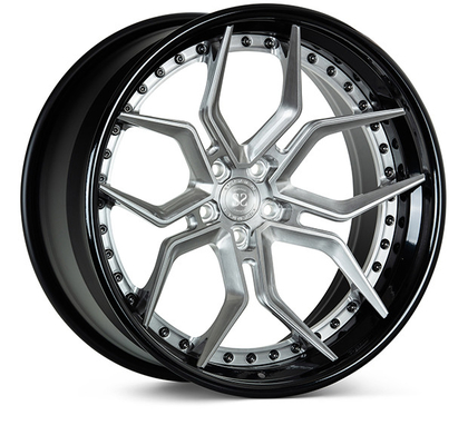 Σφυρηλατημένο κράμα ροδών A6061 T6 Ferrari Cadillac 5x120 με χ-PCD 5X114.3