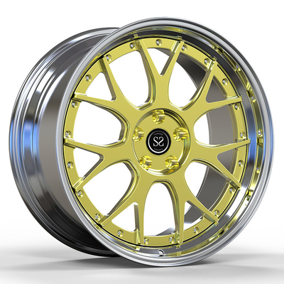 Ταιριάζει με το Benz C63 5x112 Custom Polish 2-PC πλαστικές πλάκες από κράμα αλουμινίου 19 και 20 ίντσες