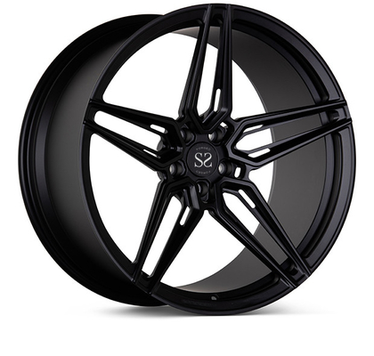 1 οι σφυρηλατημένες ύφος ρόδες 24inch Vossen κομματιού σχολιάζουν το Μαύρο για τα πλαίσια αυτοκινήτων πολυτέλειας