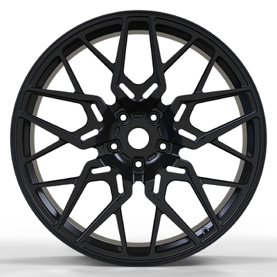 Σφυρηλατημένα πλαίσια κραμάτων 1-PC 6061-T6 SSWS1032 τα βούρτσα σχολιάζουν μαύρο 5x112 20inch