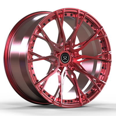 Το Lamborghini 24 23 22 21 20 139.7mm PCD 2 κομμάτι που σφυρηλατείται κυλά το σχέδιο 5x120 5x114.3 μπουλονιών